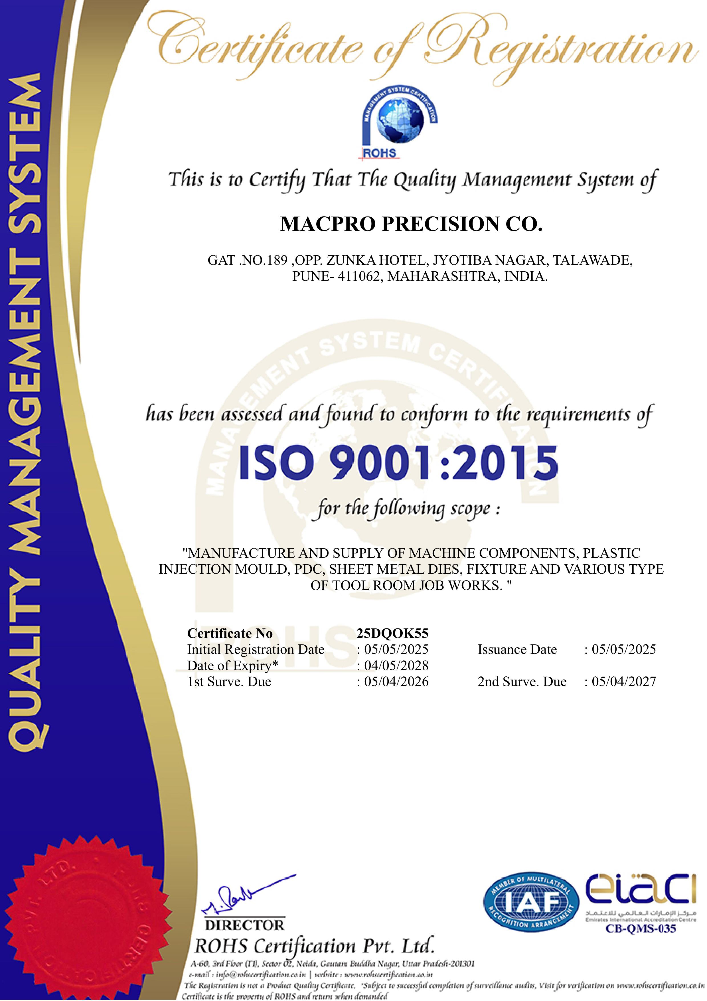 Certificate 1